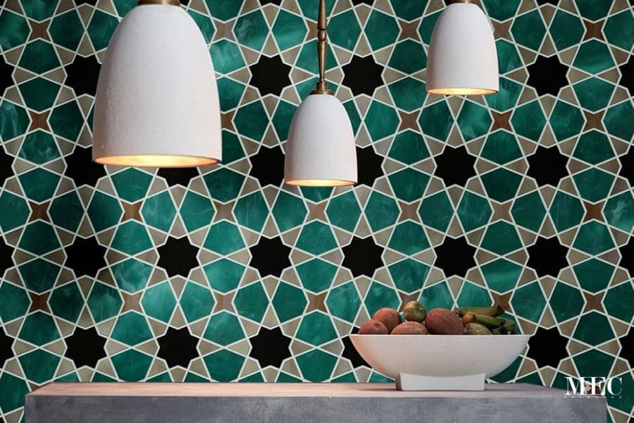 Riad Moroccan Zellige Tile Wall